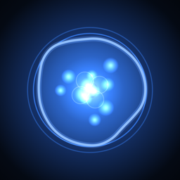 A blue cell